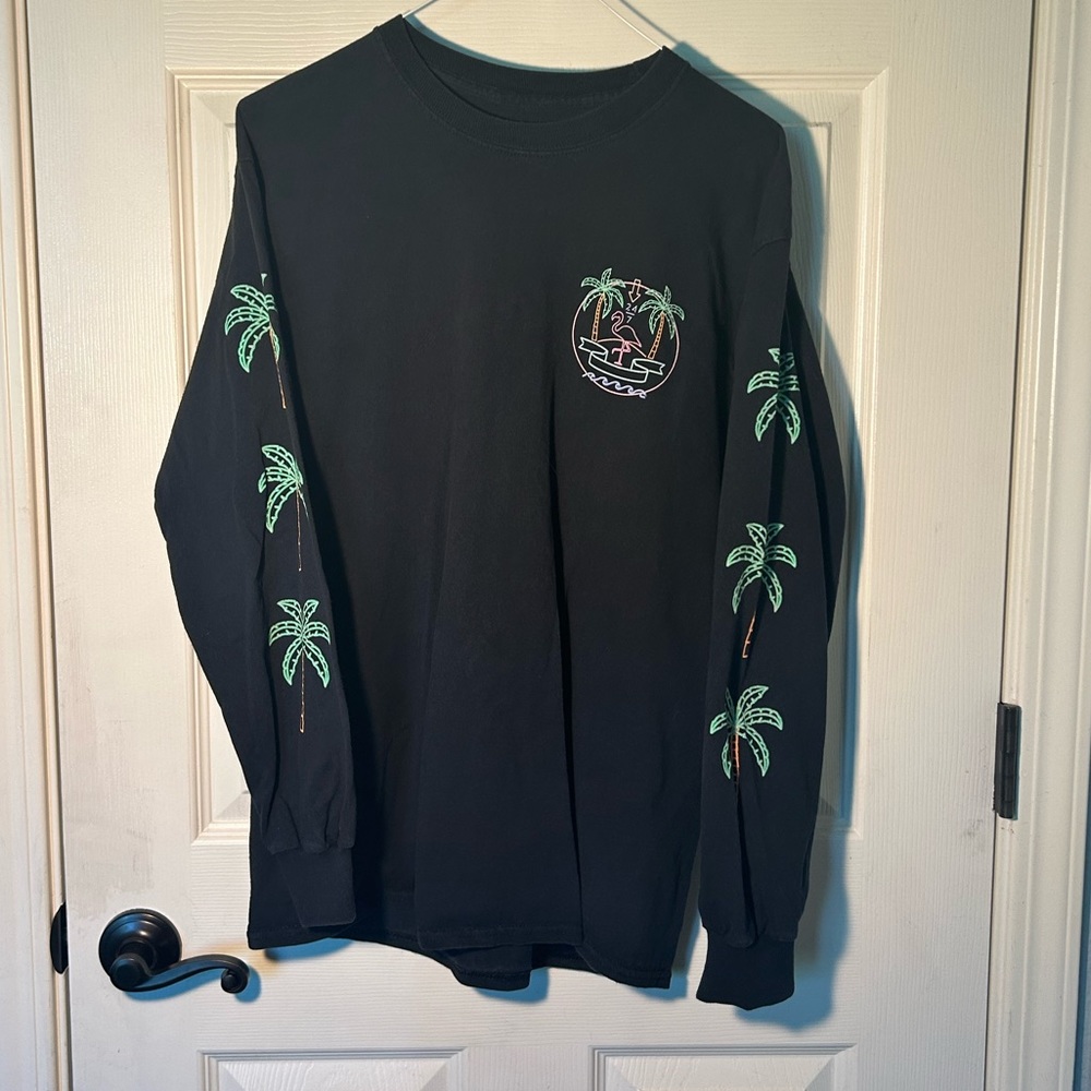 Medium Black Palm Tree Shirt